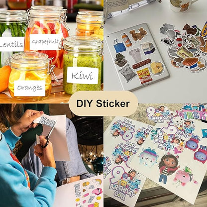 BESTEASY Sticker Paper 8.5" x 11" Full Sheet Label Stickers for Laser & Inkjet Printers, Self - Adhesive Paper Shipping Labels (4000 Sheets,4000 Labels) | Laser Inkjet Printer Labels - TrueDesk