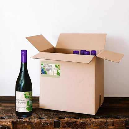 Blank Labels Address Barcode Shipping Labels, 4" x 3.33" (4 x 3 - 1/3) Permanent White Matte Label, Inkjet and Laser Printer Guaranteed Made in USA, 6 Labels Per Sheet - 150 Sheets - 900 Labels | Laser Inkjet Printer Labels - TrueDesk