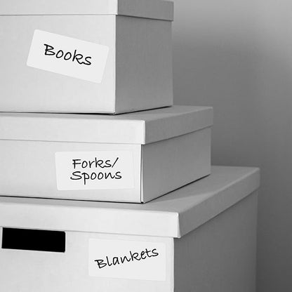 Blank Labels Address Shipping Labels, 2" x 4" Permanent White Matte Label, Inkjet and Laser Printer Guaranteed Made in USA, 10 Labels Per Sheet - 25 Sheets - 250 Labels | Laser Inkjet Printer Labels - TrueDesk
