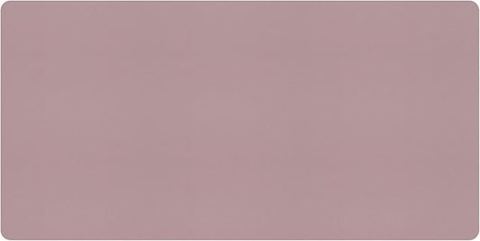 Bloss Pink Desk Mat, Large Mouse Pad, Non - Slip Desk Protector Mat, Leather Desk Blotter, Waterproof Desk Pad for Make Up Desk/31.5×15.7 Inch | Mouse Pads - TrueDesk