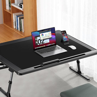 Cacoy 36" x 20" Leather Desk Mat for Home Office, Extra Large PU Leather Desk Pad Blotters, Waterproof Computer Keyboard Mat, Extended Gaming Mouse Pad, Desk Protector for Desktop and PC Laptop, Black | Desk Pads Blotters - TrueDesk