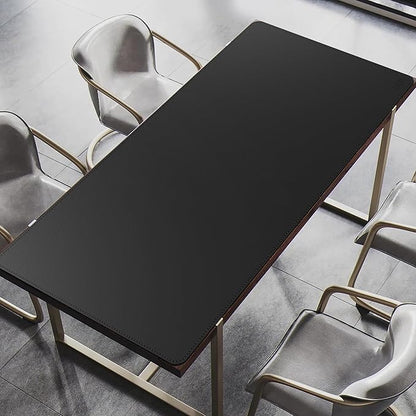 Cacoy 66.9" x 35.4" Leather Desk Mat, Large Computer Mouse Pad, PU Leather Desk Blotters Pad Protector, Extended Desk Mats on Top of Desks, Waterproof Desk Writing Pad for Office and Home (Black) | Desk Pads Blotters - TrueDesk
