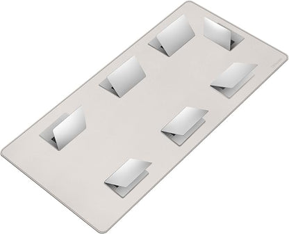 CENNBIE MAX200 78.7" x 39.4" Leather Desk Mat, Extra Large Desk Pad Blotter Protector, Extended Table Pad, Waterproof PU Leather Desk Mat on top of desks Large for Office and Home (Cream) | Desk Pads Blotters - TrueDesk