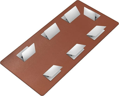 CENNBIE MAX200 78.7" x 39.4" Leather Desk Mat, Extra Large Desk Pad Blotter Protector, Extended Table Pad, Waterproof PU Leather Desk Mat on top of desks Large for Office and Home (Brown) | Desk Pads Blotters - TrueDesk