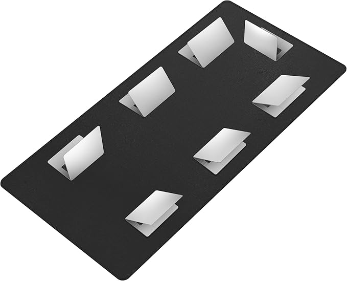 CENNBIE MAX200 78.7" x 39.4" Leather Desk Mat Protector, Extra Large Leather Desk Pad for Full Desk - XXXXXL Super Large Mouse Pad (Black) | Desk Pads Blotters - TrueDesk