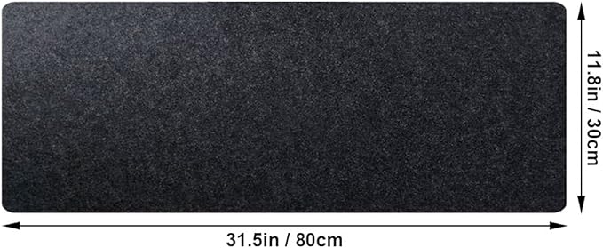 CHuangQi Gaming Mouse Pad, Felt Desk Mat for Laptop Keyboard, 3.0mm Felt Office Table Protector, Non Slip No Crease | Mouse Pads - TrueDesk