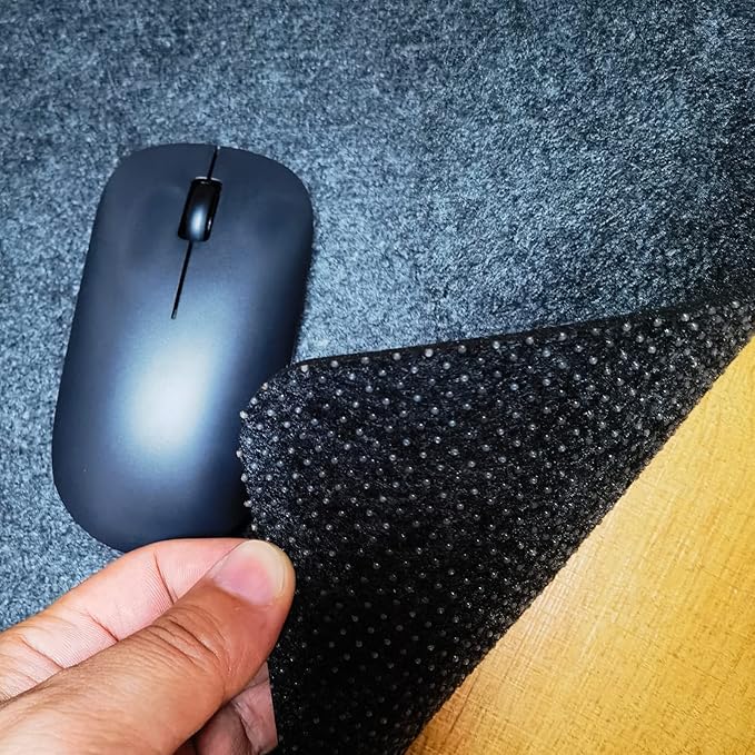 CHuangQi Gaming Mouse Pad, Felt Desk Mat for Laptop Keyboard, 3.0mm Felt Office Table Protector, Non Slip No Crease | Mouse Pads - TrueDesk