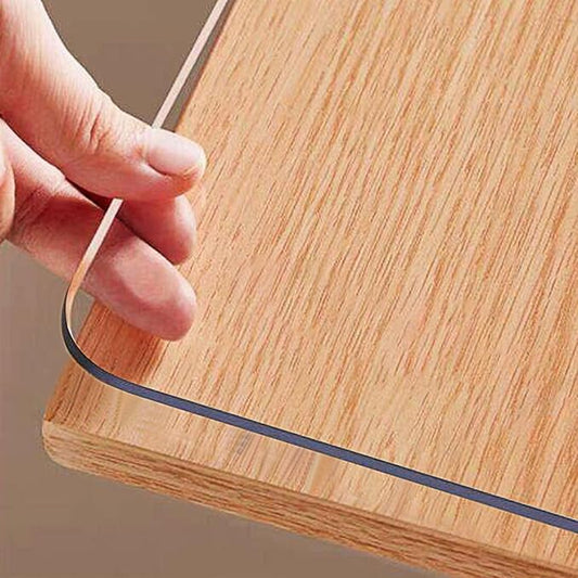 Clear Table Protector 24 x 54 Inch, 1.5mm Thick Plastic Table Cover, Waterproof PVC Clear Table Cover Protector, Desk Protector Mat, Writing Desk Pad for Desktop, Coffee & Dining Room Table | Table Pads - TrueDesk