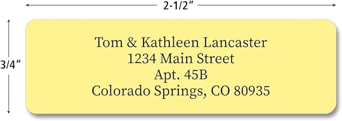Colorful Images Pastel Multicolor Rolled Return Address Mailing Labels with Dispenser, Customize with Name & Shipping Address, 250 Self Adhesive, Easy Peel Sticker Label Roll, 3/4" x 2 1/2" | Address Labels - TrueDesk