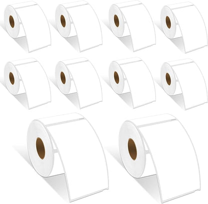 Compatible for DYMO 30256 Direct Thermal Shipping Labels 2 - 5/16" x 4" Perforated LW Large Mailing Address for Labelwriter 450, 450 Turbo, 4XL Printers - 10 Rolls/3000 Labels [NOT FIT 550 & 5XL] | All - Purpose Labels - TrueDesk