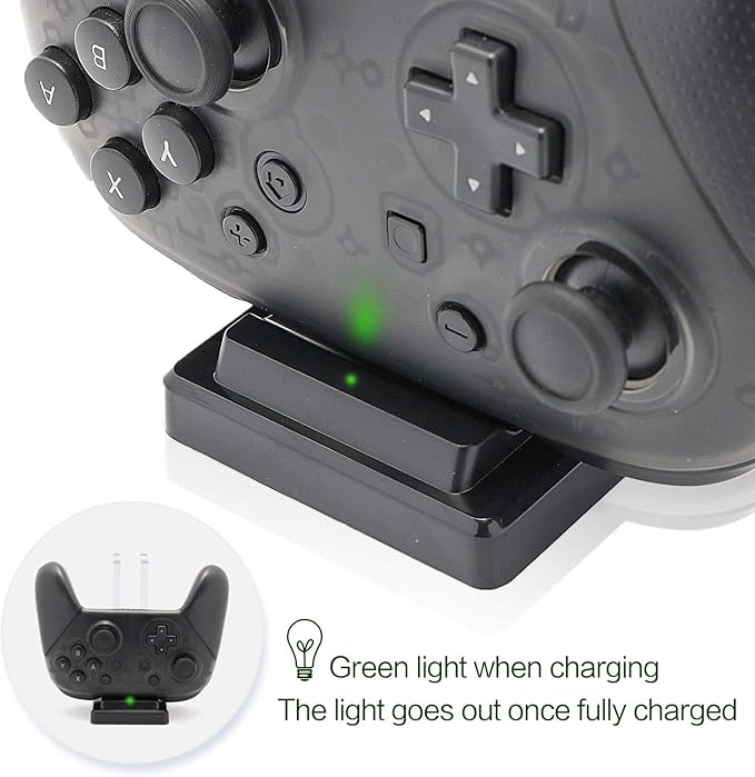 Controller Charger Dock for Nintendo Switch – 6 in 1 Charging Station for 4 Joy - Cons & 2 Pro Controllers, LED Indicator, Quick USB Charging, Not Compatible with Switch 2 Joycon | Battery Charger Sets - TrueDesk