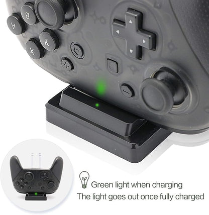 Controller Charger Dock for Nintendo Switch – 6 in 1 Charging Station for 4 Joy - Cons & 2 Pro Controllers, LED Indicator, Quick USB Charging, Not Compatible with Switch 2 Joycon | Battery Charger Sets - TrueDesk