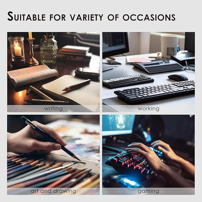 Cork Desk Mat - Dual - Sided Desk Pad for Office and Home - Desk Organization and Accessories - Ideal for Large Mouse Pad and Desk Mats on Top of Desks(Light Blue,80cmx 40cm) | Desk Pads Blotters - TrueDesk