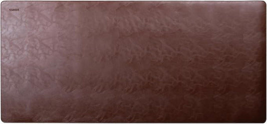 Cossini XL Desk Pad - Large Vegan Leather Desk Mat (17 x 36) - Buttery Smooth Writing, Damage Blocking, Non - Slip, Waterproof - Home Office Computer Desk Protector Blotter Laptop Keyboard Mouse Pad | Desk Pads Blotters - TrueDesk