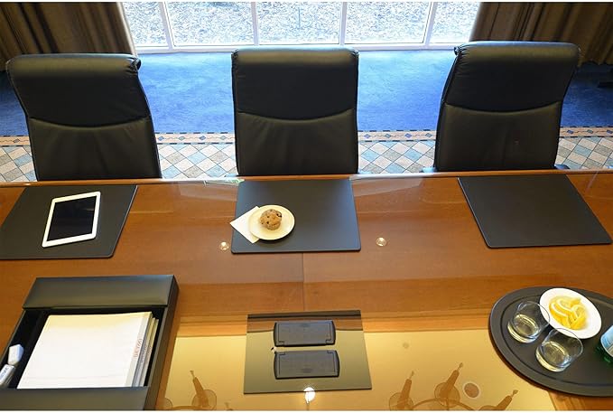 Dacasso Leatherette Conference Pads | Desk Pads Blotters - TrueDesk