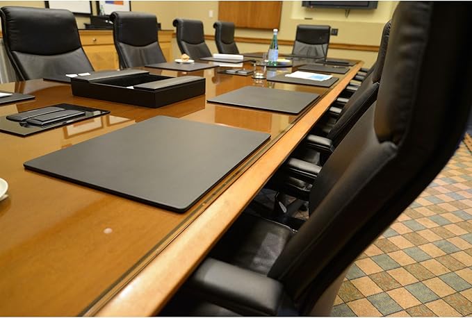 Dacasso Leatherette Conference Pads | Desk Pads Blotters - TrueDesk