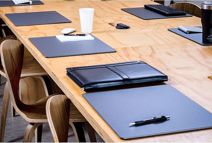 Dacasso Leatherette Conference Pads | Desk Pads Blotters - TrueDesk