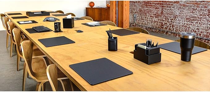 Dacasso Leatherette Conference Pads | Desk Pads Blotters - TrueDesk