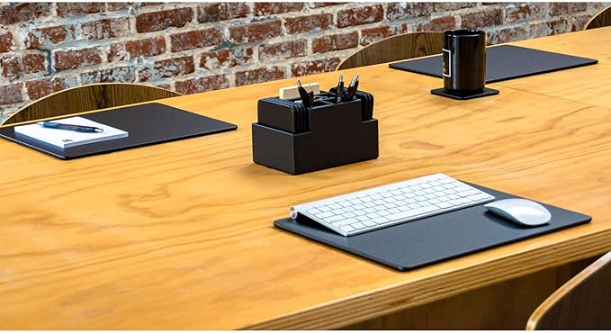 Dacasso Leatherette Conference Pads | Desk Pads Blotters - TrueDesk