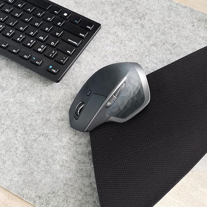 DawnTrees Felt Desk Pad,Keyboard Mat (35.8" x 11.8"),Large Felt Mouse Pad,Computer Desk Mat XL,Desk Protector for Office (Light Gray) | Mouse Pads - TrueDesk