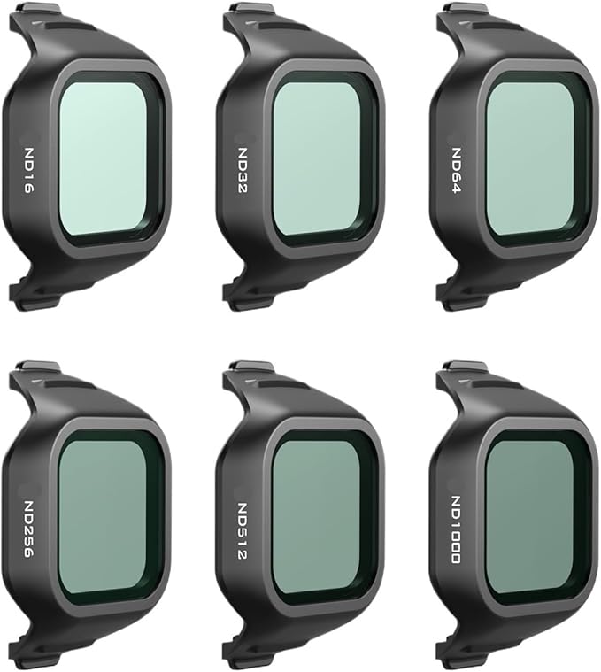 Drones All Day 6 Pack ND Filters Include ND16/32/64/256/512/ND1000 Filter For Mini 5 Pro Drone Camera Accessories | Unmanned Aerial Vehicles UAVs - TrueDesk