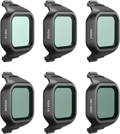 Drones All Day 6 Pack ND Filters Include ND16/32/64/256/512/ND1000 Filter For Mini 5 Pro Drone Camera Accessories | Unmanned Aerial Vehicles UAVs - TrueDesk