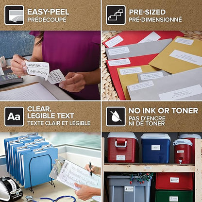 DYMO Authentic LabelWriter Large Shipping Labels/Name Badges | 54 mm x 101 mm | Self - Adhesive | Roll of 220 Easy - Peel Labels | for LabelWriter Label Makers | Made in Europe | Address Labels - TrueDesk