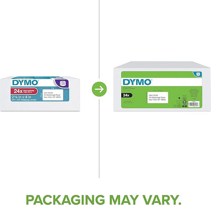DYMO Authentic LabelWriter Standard Shipping Labels for LabelWriter Label Printers, White, 2 - 1/8'' x 4'' (30323), 24 Rolls of 220 | Address Labels - TrueDesk