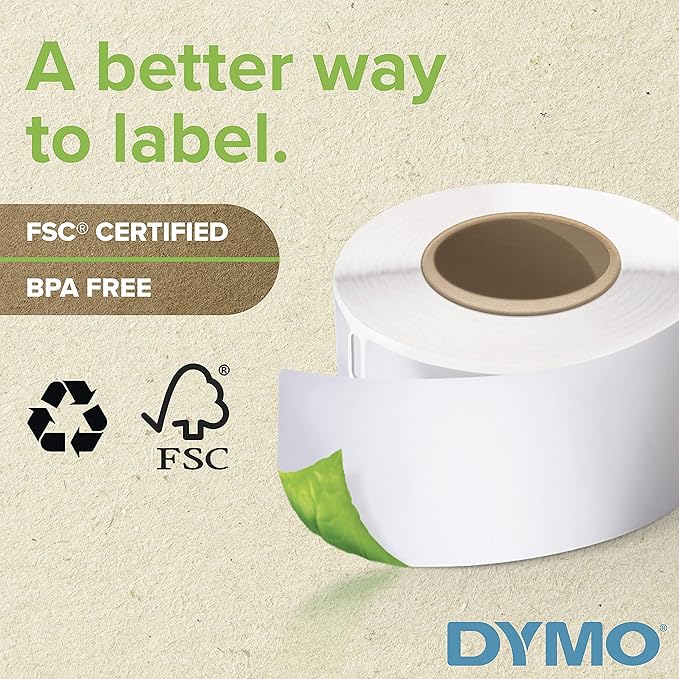 DYMO Authentic LW Extra - Large Shipping Labels DYMO Labels for LabelWriter 5XL and 4XL Label Printers Only White 4" x 6" 1 Roll of 220 | Laser Inkjet Printer Labels - TrueDesk