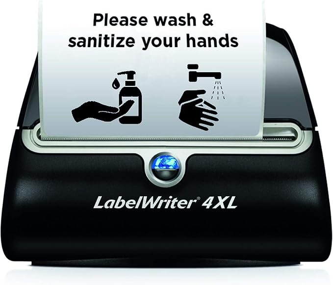 DYMO Authentic LW Extra - Large Shipping Labels for LabelWriter Label Printers, White, 4" x 6", 20 Rolls of 220 (4,400 Total) | Labeling Tapes - TrueDesk