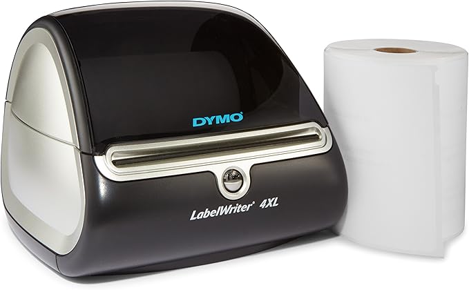 DYMO Authentic LW Extra - Large Shipping Labels for LabelWriter Label Printers, White, 4" x 6", 5 Rolls of 220 (1100 Total) | Laser Inkjet Printer Labels - TrueDesk