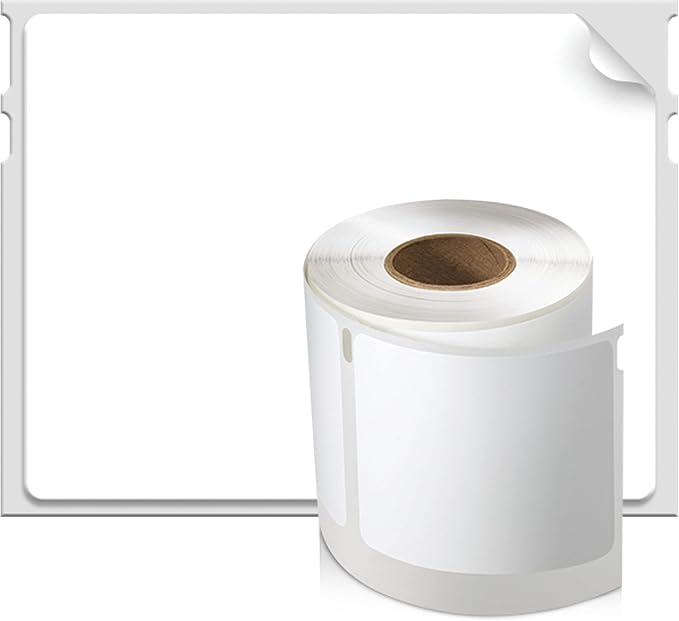 DYMO Authentic LW Large Multi - Purpose Labels, DYMO Labels for LabelWriter Label Printers, 2 - 1/8" x 2 - 3/4", 1 Roll of 320 | All - Purpose Labels - TrueDesk