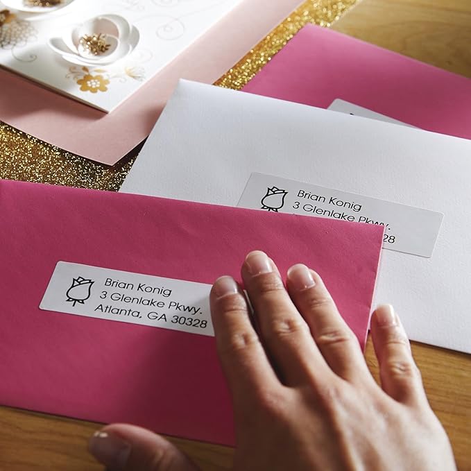 DYMO Authentic LW Mailing Address Labels | DYMO Labels for LabelWriter Label Printers (1 - 1/8" x 3 - 1/2"), 2 Rolls of 130 (260 Total) | Address Labels - TrueDesk
