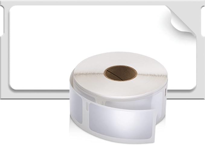 DYMO Authentic LW Multi - Purpose Labels for LabelWriter Label Printers, White, 1" x 2 - 1/8", 24 Rolls of 500 (12,000 Total) | All - Purpose Labels - TrueDesk