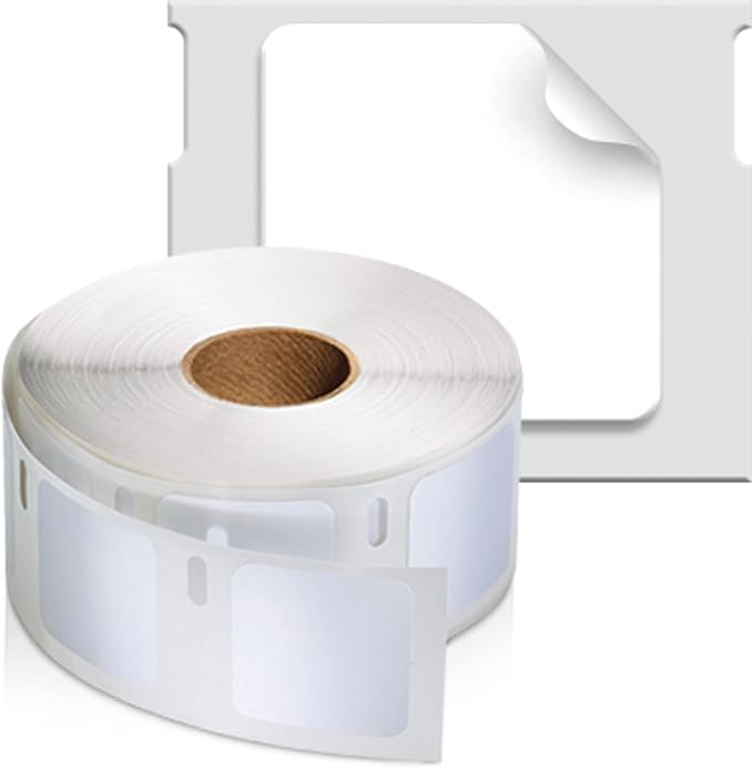 DYMO Authentic LW Multi - Purpose Square Labels DYMO Labels for LabelWriter Printers Great for Barcodes 1" x 1" 1 Roll of 750 | All - Purpose Labels - TrueDesk