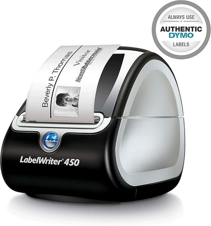 DYMO Authentic LW Name Badge Labels DYMO Labels for LabelWriter Printers White 2 - 1/4" x 4" 1 Roll of 250 | Laser Inkjet Printer Labels - TrueDesk