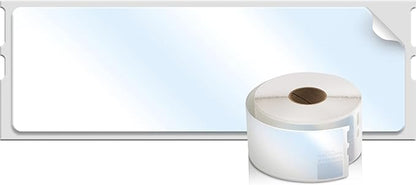 DYMO LW Mailing Address Labels for LabelWriter Label Printers, Clear, 1 - 1/8 - Inch x 3 - 1/2 - Inch, Self - Adhesive, 1 Roll of 130 | Address Labels - TrueDesk