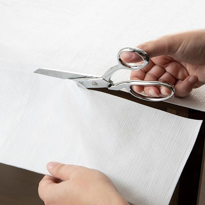 Elrene Home Fashions Deluxe Heavy Duty Table Pad Protector Cushioned Flannel Backing, 52" x 90", White | Table Pads - TrueDesk