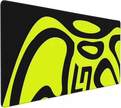 F1 LN4 LandoNorris Computer Mat for Desk (36x12Inches) Keyboard Mouse Desktop Laptop Protector - Green Blob | Desk Pads Blotters - TrueDesk