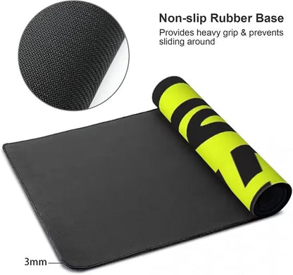 F1 LN4 LandoNorris Computer Mat for Desk (36x12Inches) Keyboard Mouse Desktop Laptop Protector - Green Blob | Desk Pads Blotters - TrueDesk