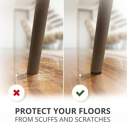 Felt Furniture Pads X - PROTECTOR 235 PCS Premium Furniture Pads - Felt Pads Furniture Feet Best Wood Floor Protectors - Protect Your Hardwood & Laminate Flooring! | Furniture Pads - TrueDesk