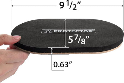 Felt Furniture Sliders Hardwood Floors X - PROTECTOR – 4 PCS 9 1/2 inch Furniture Sliders – Heavy Duty Felt Sliders Hard Surfaces – Move Your Furniture Easily & Safely! | Furniture Sliders - TrueDesk