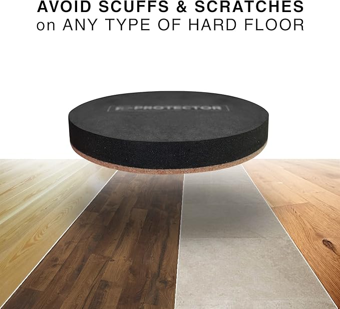 Felt Furniture Sliders Hardwood Floors X - PROTECTOR – 8 PCS 4 3/4 inch Furniture Sliders – Heavy Duty Felt Sliders Hard Surfaces – Move Your Furniture Easily & Safely! | Furniture Sliders - TrueDesk