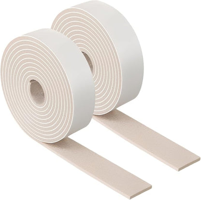 Felt Strips with Adhesive Backing – Furnigear Heavy Duty Cuttable Felt Tape Roll Furniture Pads for Chair Legs - Protecting Hardwood Floors, Chair Wall Protector (Beige, 120 x 1 x 0.14 Inch) | Furniture Pads - TrueDesk