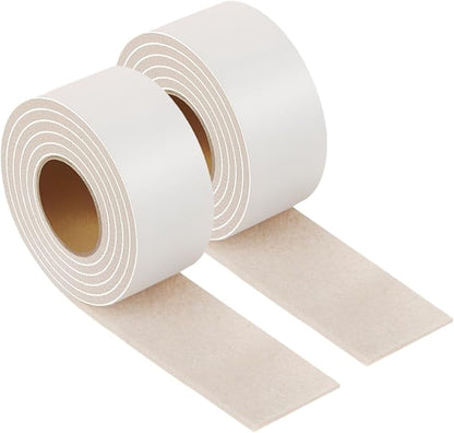 Felt Strips with Adhesive Backing – Furnigear Heavy Duty Cuttable Felt Tape Roll Furniture Pads for Chair Legs - Protecting Hardwood Floors, Chair Wall Protector (Beige, 40 x 2 x 0.14 Inch) | Furniture Pads - TrueDesk