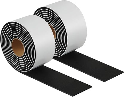 Felt Strips with Adhesive Backing – Furnigear Heavy Duty Cuttable Felt Tape Roll Furniture Pads for Chair Legs - Protecting Hardwood Floors, Chair Wall Protector (Black, 120 x 2 x 0.14 Inch) | Furniture Pads - TrueDesk
