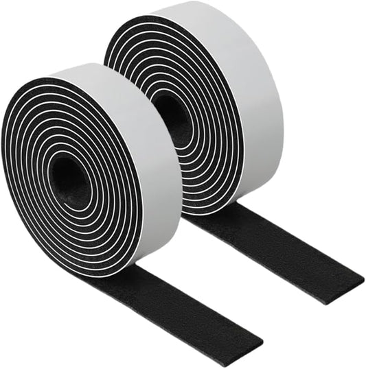 Felt Strips with Adhesive Backing – Furnigear Heavy Duty Cuttable Felt Tape Roll Furniture Pads for Chair Legs - Protecting Hardwood Floors, Chair Wall Protector (Black, 80 x 1 x 0.14 Inch) | Furniture Pads - TrueDesk