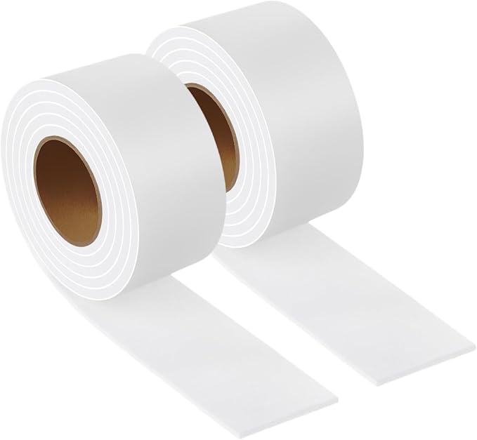 Felt Strips with Adhesive Backing – Furnigear Heavy Duty Cuttable Felt Tape Roll Furniture Pads for Chair Legs - Protecting Hardwood Floors, Chair Wall Protector (White, 40 x 2 x 0.14 Inch) | Furniture Pads - TrueDesk