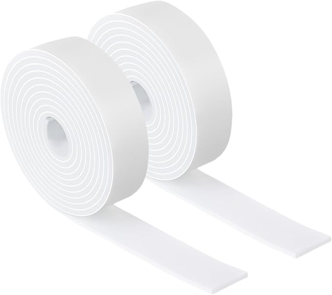 Felt Strips with Adhesive Backing – Furnigear Heavy Duty Cuttable Felt Tape Roll Furniture Pads for Chair Legs - Protecting Hardwood Floors, Chair Wall Protector (White, 80 x 1 x 0.14 Inch) | Furniture Pads - TrueDesk
