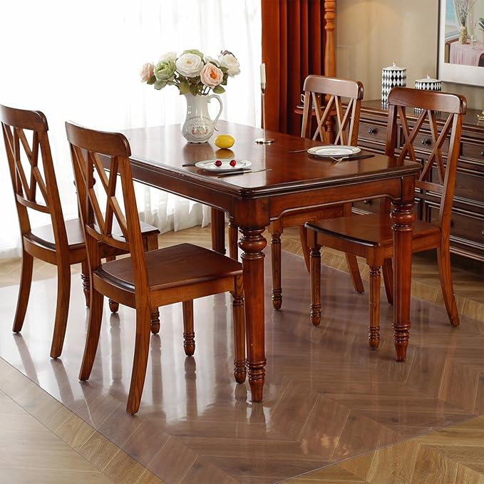 Frosted Clear Table Protector 18 x 36 Inch, 2mm Thick Plastic Table Cover, Waterproof PVC Clear Table Cover Protector, Desk Protector Mat, Writing Desk Pad for Desktop, Coffee & Dining Room Table | Table Pads - TrueDesk